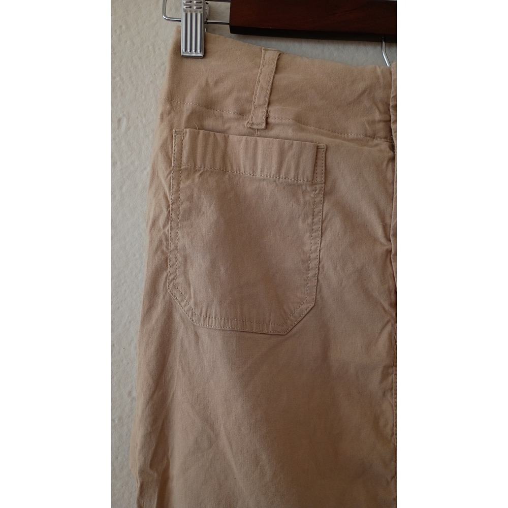 Maeve Anthropologie Tan Khaki Linen Blend Utility Maxi Column Skirt XS - Picture 5 of 9